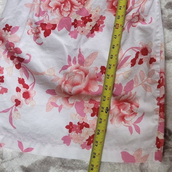 Darling Pink and Red Strapless Sundress for Wedding Guest.Size 7 Junior - Picture 8 of 8